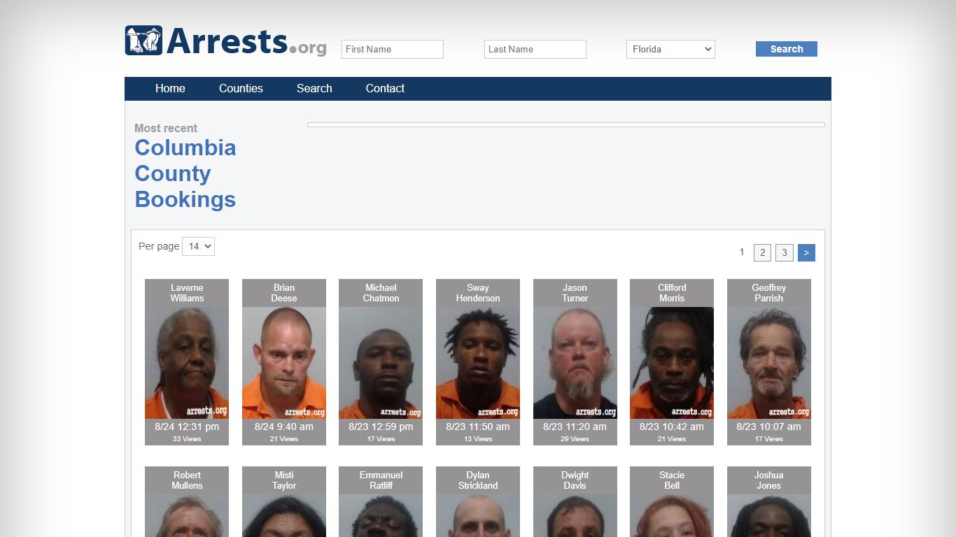 Columbia County Arrests and Inmate Search